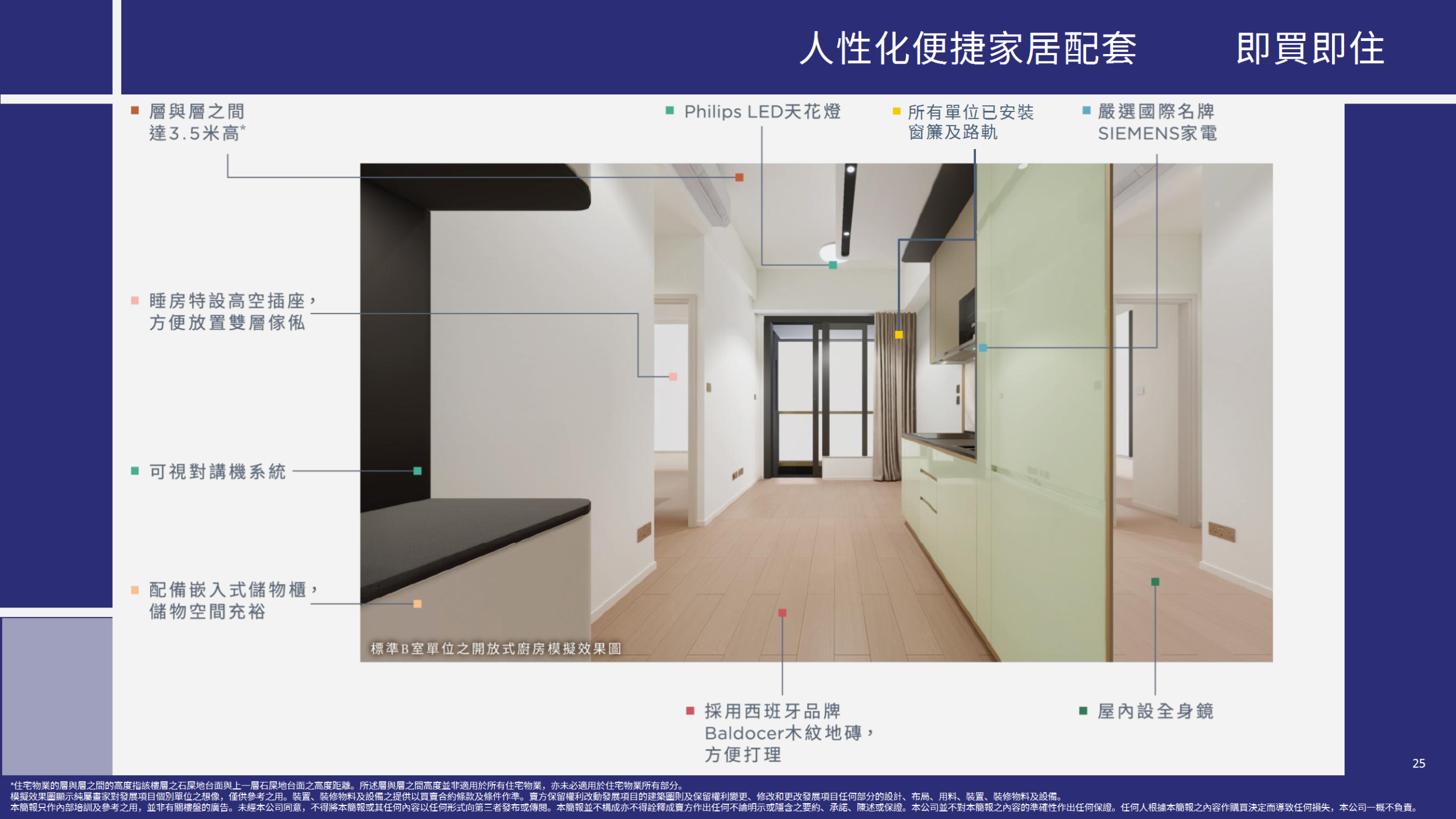 SPRING GARDEN 單位空間示意